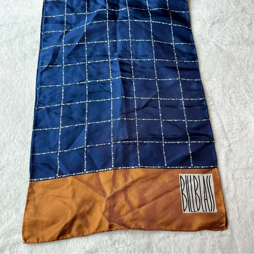 VINTAGE BILL BLASS SILK SCARF